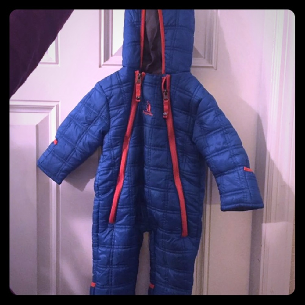 ‼️SOLD‼️Baby Snowsuit Puffer Onesie 9M